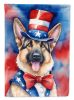 German Shepherd Patriotic American Garden Flag Mailbox Flag Decorative Yard Flag Banner Outside Patio Artwork Yard Flower Beds, Garden Size