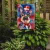 German Shepherd Patriotic American Garden Flag Mailbox Flag Decorative Yard Flag Banner Outside Patio Artwork Yard Flower Beds, Garden Size